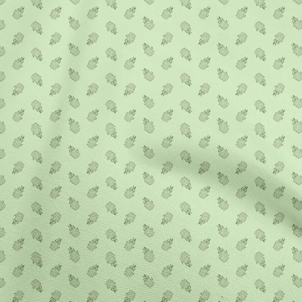 oneOone Cotton Flex Light Gray Fabric Fruits Fabric For Sewing Printed Craft Fabric By The Yard 40 Inch