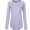 Women's Long Sleeve Yoga & Running T-Shirt with Slimming Fit & Breathable Back