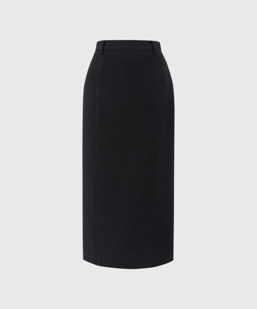 Lugkaeseuteu Moss Tweed Midi Skirt / Moss Tweed Midi Skirt_2Colors
