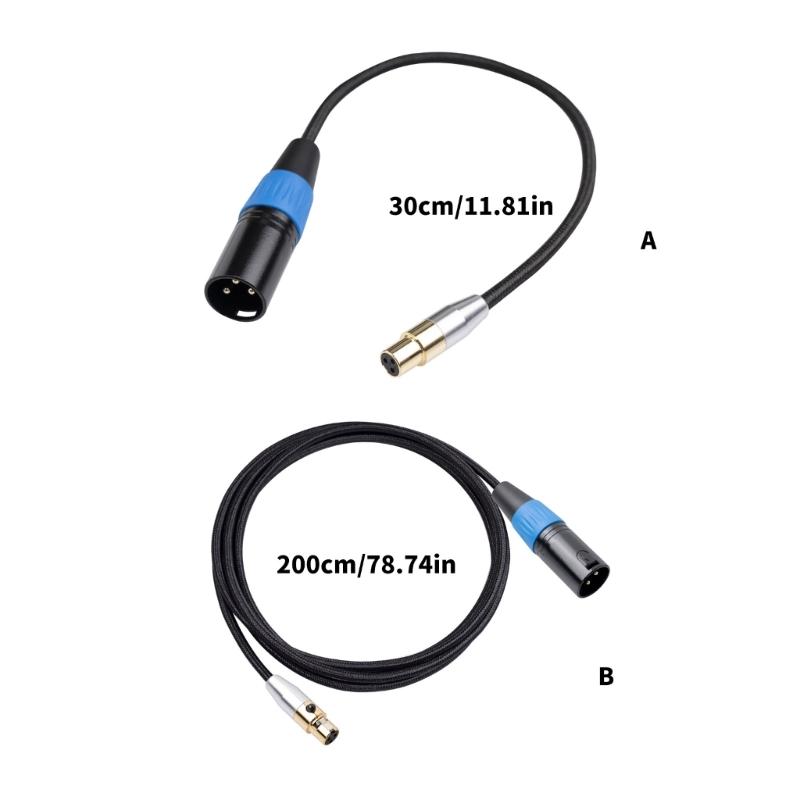 High Fidelitys XLRs Female Male Balanced Cable Double Shielding Noise Cancelling For Studio Equipment And Home Theater Systems