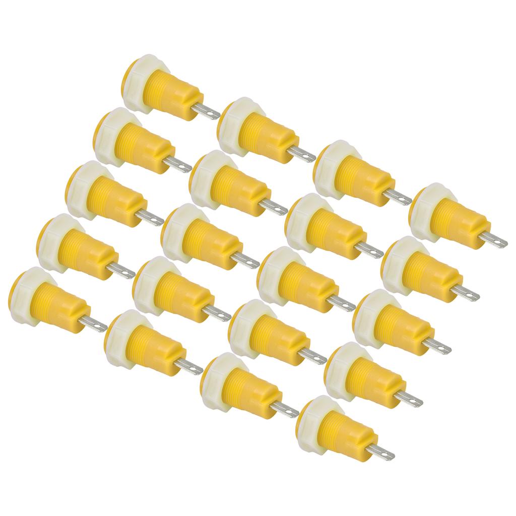 20Pcs Banana Socket Binding Post Adapter Brass Safe Welding Type Grounding Terminal 4mm 402 1KV