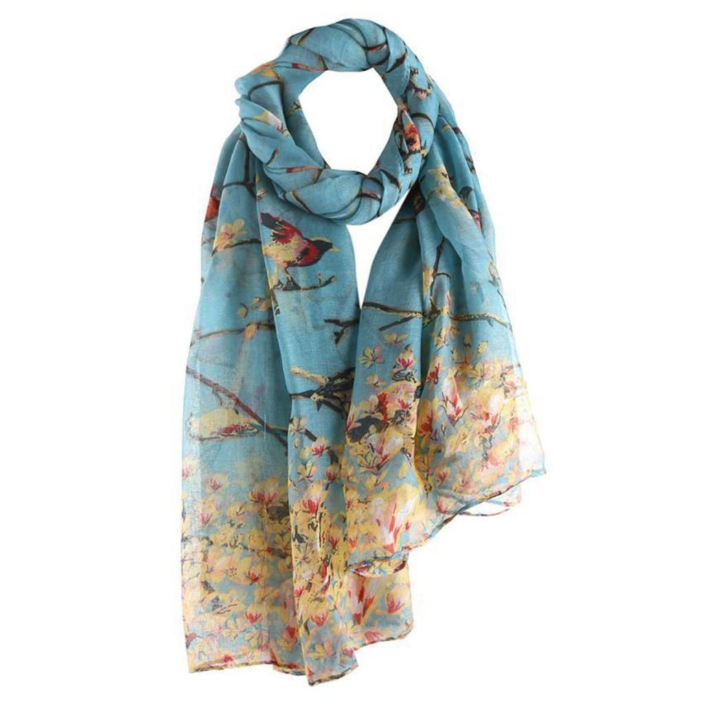 Women Printed Long Scarf Warm Wrap Shawl