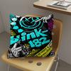 B-Blinks 182 Rock Band Cushion Cover Car Throw Pillow Case For Sofa Car Christmas Gift 40x40cm 45x45cm