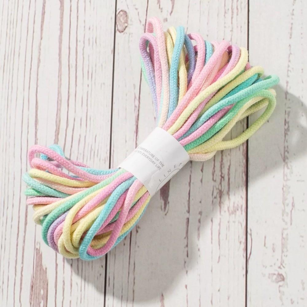3mm Thickness Gradient Colorful Rope 10 Meters DIY Bracelet String  Bracelet Making
