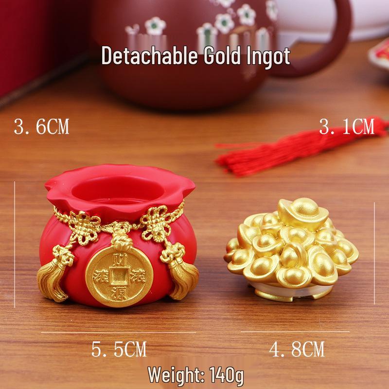 Креативная фигурка счастливого кота для украшения офиса, стола или автомобиля