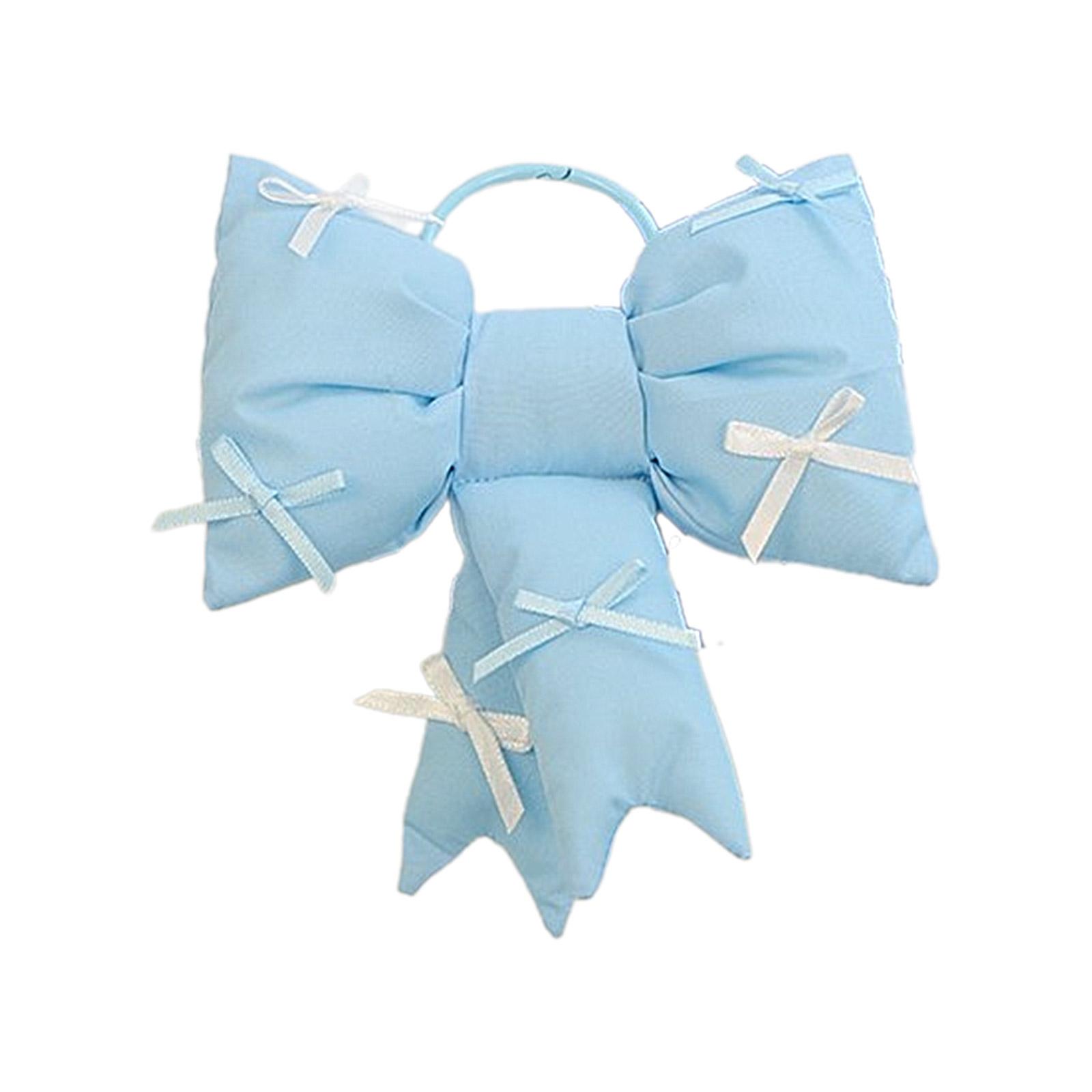 

Корейский телефонный брелок с подвеской в виде бабочки из мягкой ткани с бантом, аксессуар для сумки и кошелька синий