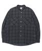 RAYFIKERS Two-Pocket Check Shirt Mq2Yu305_Charcoal