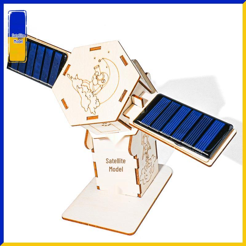 DIY Solar Satellite Model Science Kit for Kids: Educational Hands-On Experiment and Assembly Set