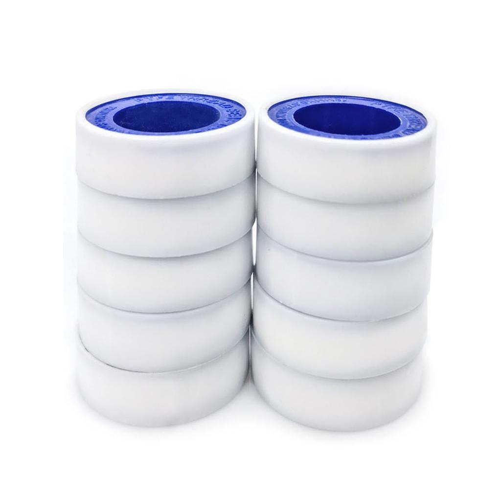 10Rolls Teflon-Tape, For Plumbers Tape, Plumbing Tape, PTFE Tape, Thread Tape, Plumber Tape For Shower Head, Pipe Sealing, Thread Seal