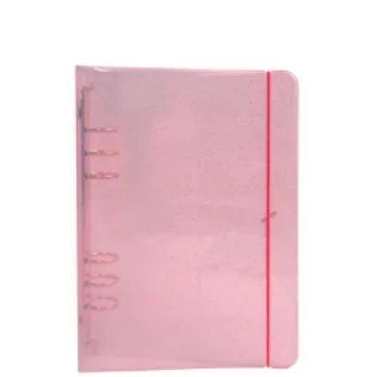 Glittery Jelly Color A5 Binder Po Collect Book&Journal Bonds Notebook Agenda Organizer Planner School Stationery