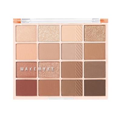 Wakemake Soft Blurring Eye Palette 14 COLOR, 7 Soda Coral Blurring, 1 Piece