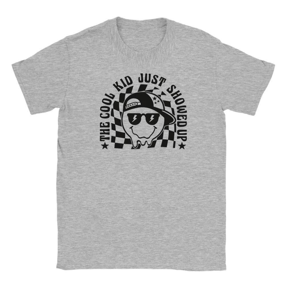 The Cool Kid Just Showed Up Kids Crewneck T-shirt XXXXL