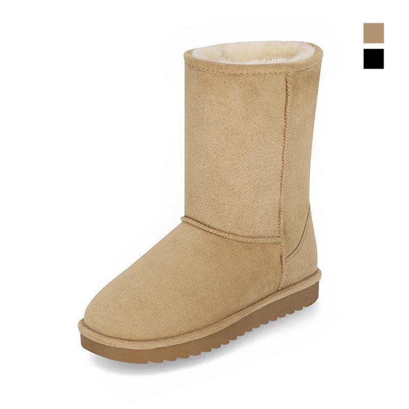 Elcanto Intense Women'S Suede Fur Boots 2Cm Lcwa14I34V