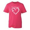 I Am A Survivor T-Shirt, Heart Butterfly Breast Cancer Awareness Unisex Top