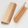 Aluminum Alloy Cabinet Drawer Handle Modern Furniture Hidden Long Handle Mount Finger Edge Pulls Nordic Concealed Handle