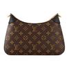 Coated Canvas With Cow Leather Trim Croissant Bag, Portable Crossbody Bag, Shoulder Bag Women's Brown M46659