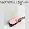 Multifunctional Floor Scrub Brush Long Handle Hard Bristle Brush Tile Gap Brush  Household Cleaning