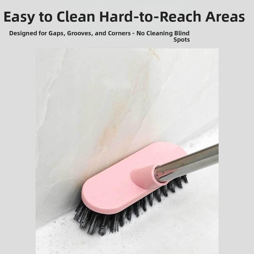 Multifunctional Floor Scrub Brush Long Handle Hard Bristle Brush Tile Gap Brush  Household Cleaning