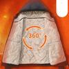 Plus Size 8XL Hooded Down Cotton Padded Jacket for Men Winter Plus Velvet Thick Warm Windproof Parka Outwear