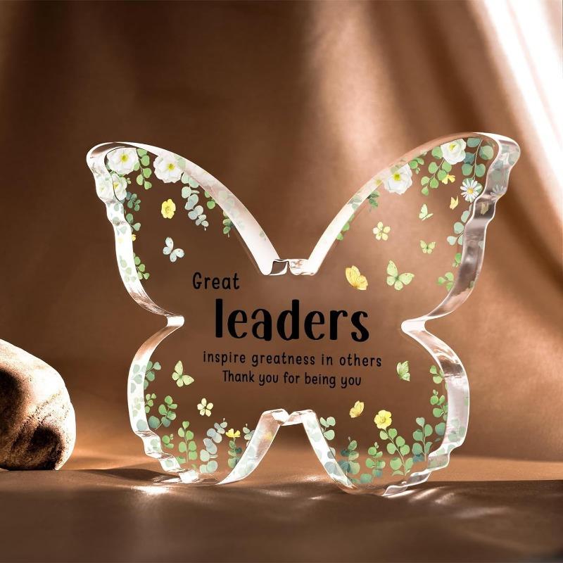 Boss Lady Office Gift - Inspirational Acrylic Decor for Female Leaders