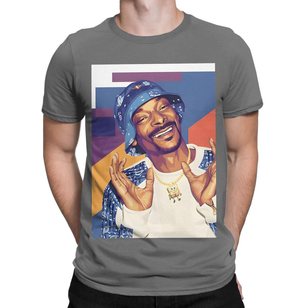 Snoop Dogg pop art Graphic 100 Cotton TShirt snoop dogg Tops Tees For Unisex