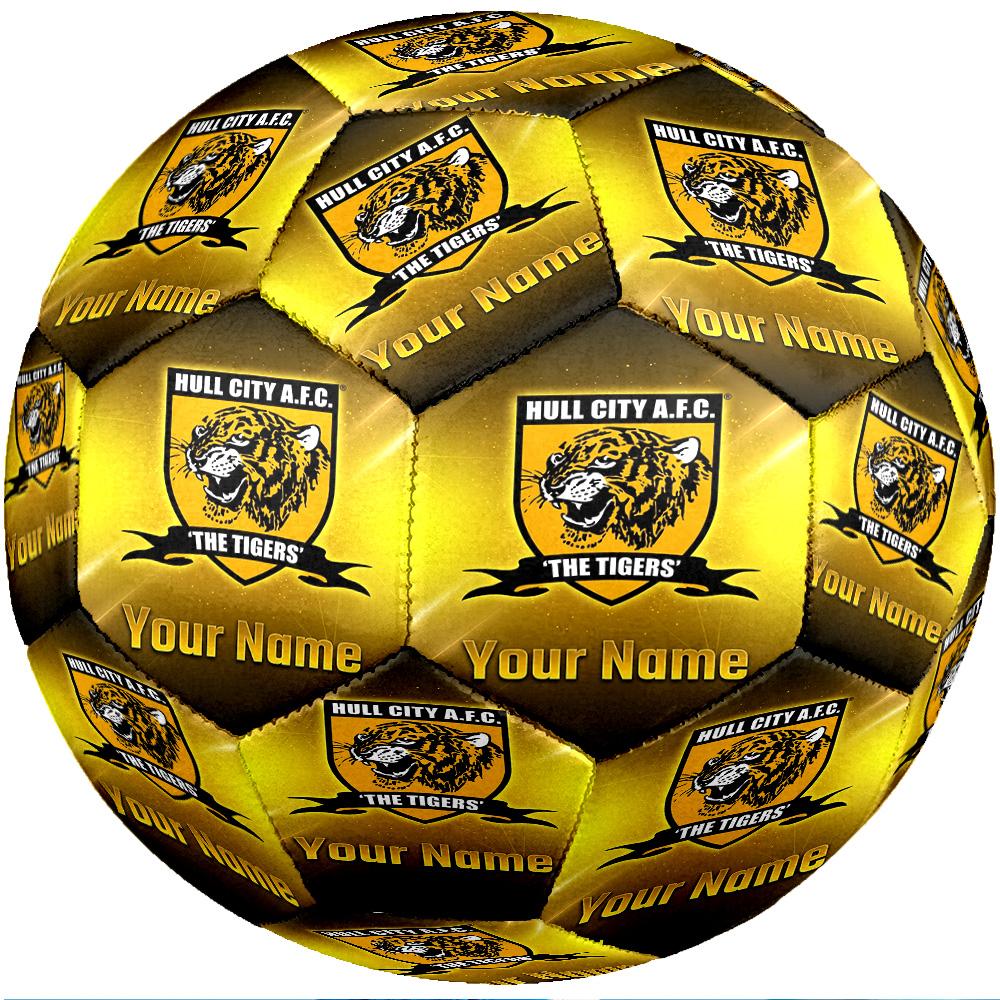 Hull City Fashion Size 5 Football Wearproof Non‑Slip Soccer Ball For Sports Training Entertainment Use