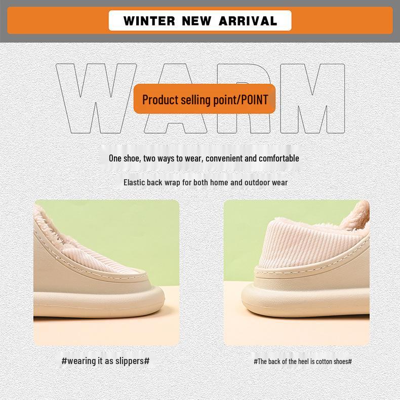 Kinder Plüsch Rutschfeste Winter Hausschuhe - Dicke Warme Baumwolle für den Außenbereich