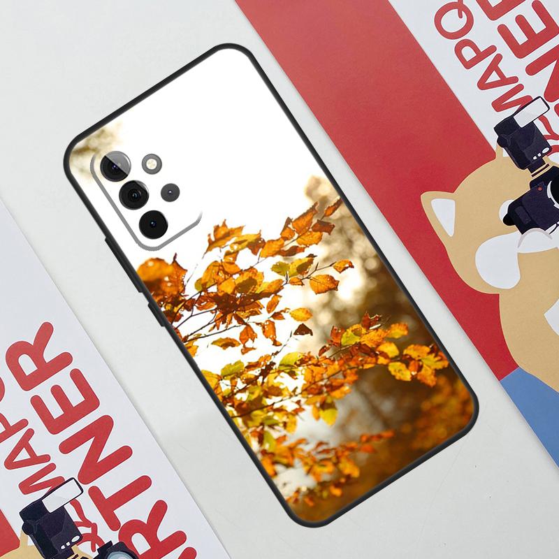Autumn Leaves Case For Samsung Galaxy A34 A54 A14 A56 A36 A16 A06 A13 A53 A12 A22 A32 A52 A35 A17 A15 A55