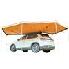 270 Degree Awning with Bulit-in LED Lights, 12.4 Driver Side Vehicle Awning, Waterproof UV50+ Car Side Awnings, All-Weather Free-Standing Overland