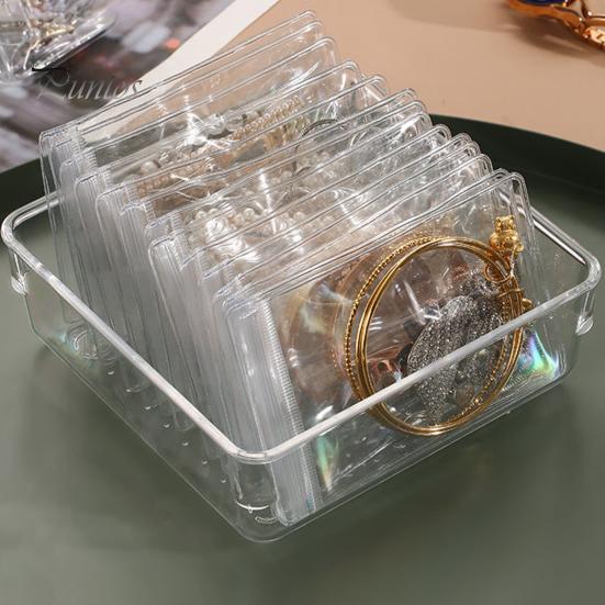 1 sada stolního organizéru Antioxidace Velkokapacitní PS náhrdelník Náramek Ring Úložná krabička s uzavřeným sáčkem Potřeby do ložnice