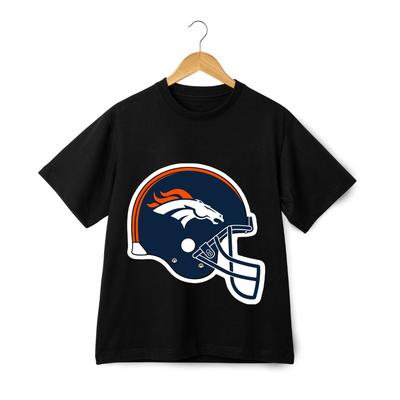 T-shirt Graphique Denver Broncos - Équipe NFL Casque de Football Fan de Sport T-shirt Unisexe