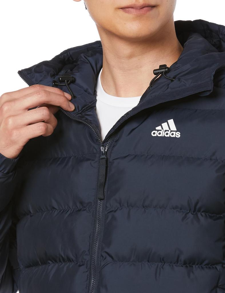 Adidas Itavic Midweight Hooded Jacket AV281 Legend Ink 3-Stripes Men's (GT1686) J/XO
