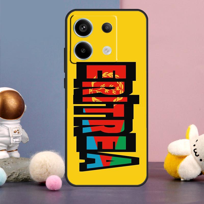 Eritrean Flag Case For Xiaomi Redmi Note 14 13 9 10 11 12 15 Pro Plus Redmi 15 15C 14C 10C 12C 13C Cover