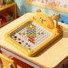 Magnetic Stroke Drawing Board Bear Design Interactive Bead Pen Game Pattern Sketching Board Portable Travel Art Kit