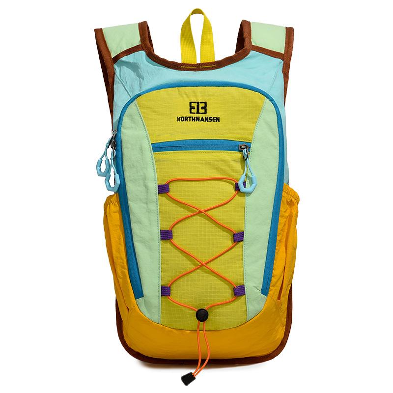 Schoolbag Mountain Vitality Color Matching Design Backpack Men and Women Hiking Mountaineering Cycling Sports Anti-splashing Light Backpack