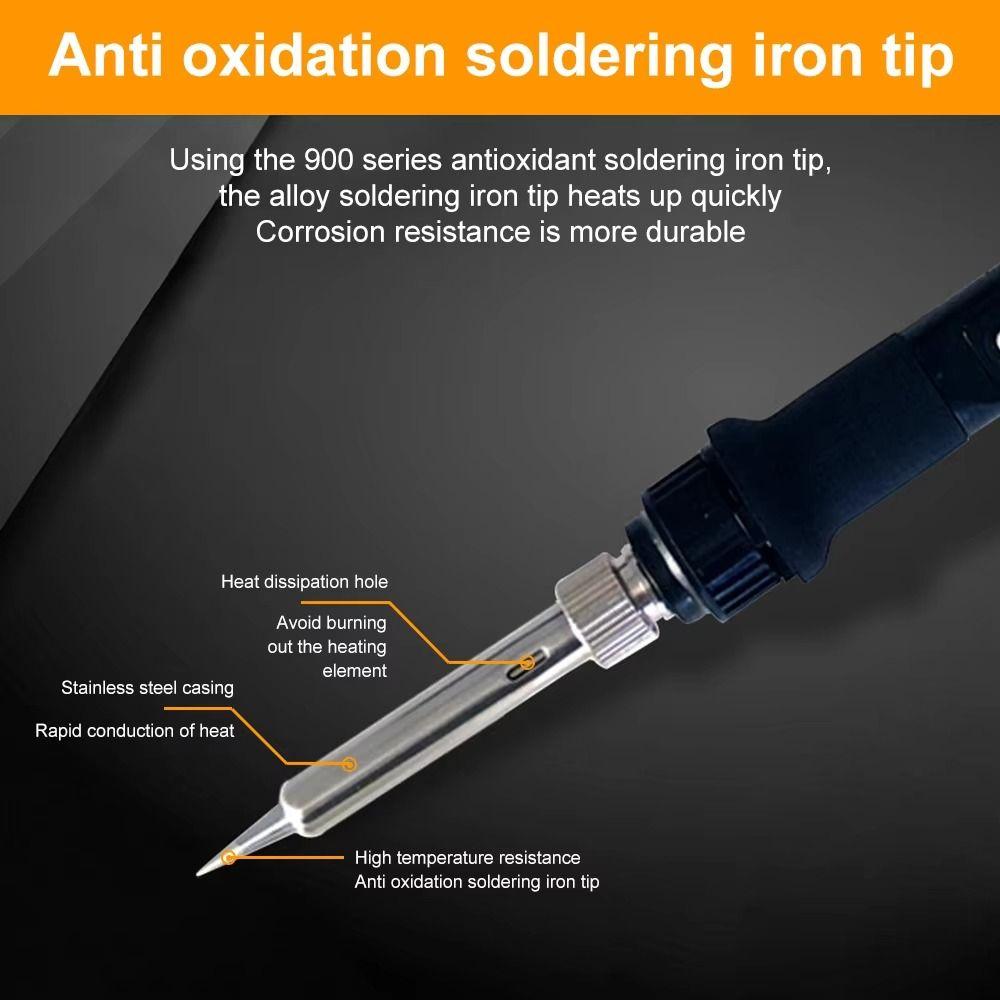 Adjustable Temperature Electronic Welding Repair Tools 80W 80W Soldering Iron Kit  Repair
