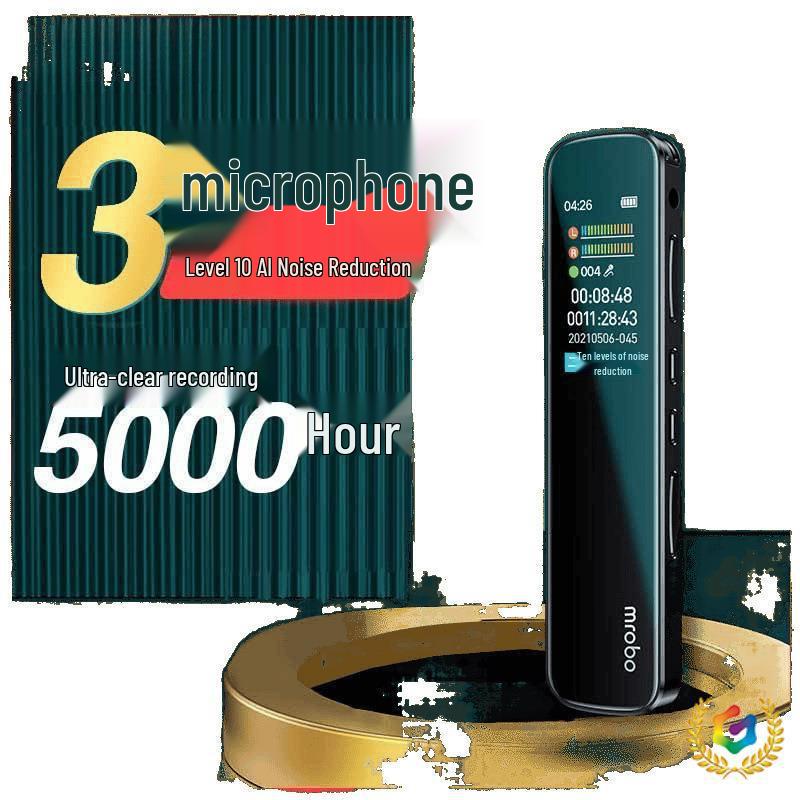Voice Recorder for Students and Conferences - Transcribes Audio to Text