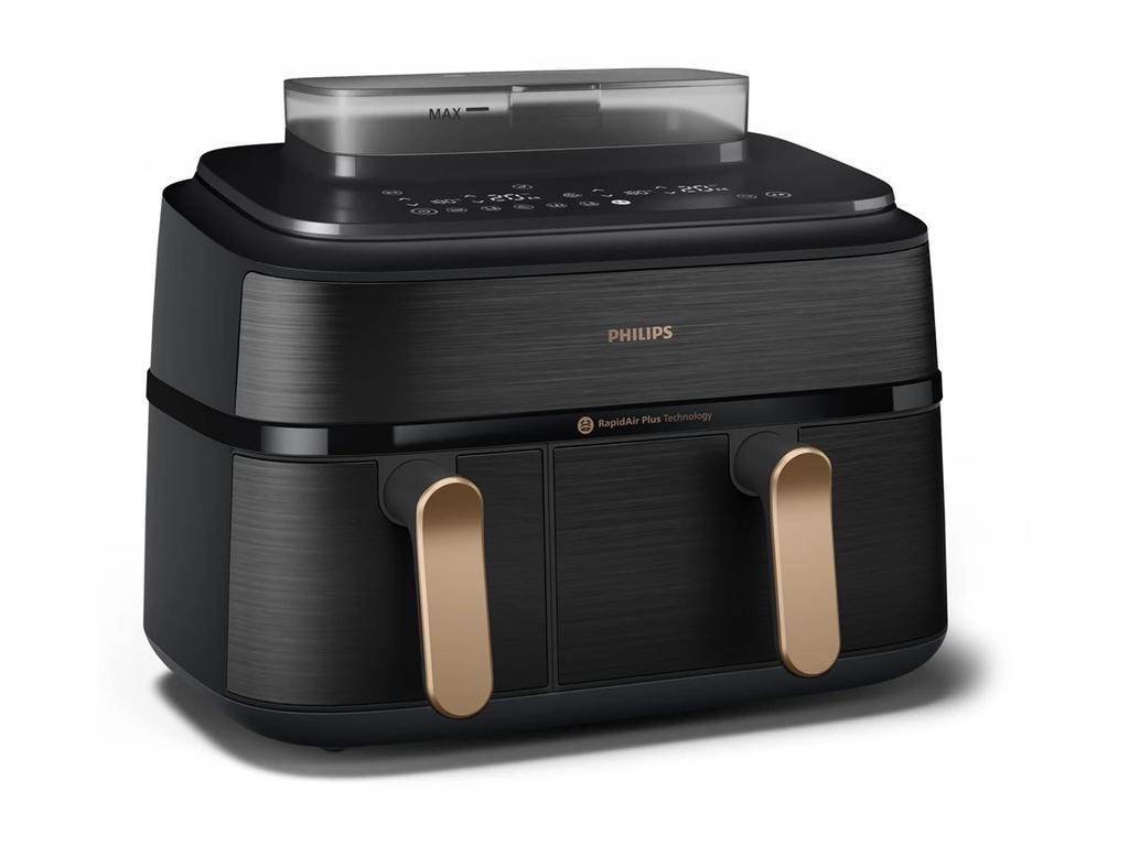 Friggitrice ad aria a doppio vapore Philips | Serie 5000 NA552/00 | Potenza 2750 W | Capacità 9 L | RapidAir Plus | Nero