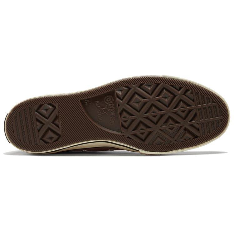 Converse Chuck 70 High Saddle Unisex Sneakers Brown Egret Black 168510C