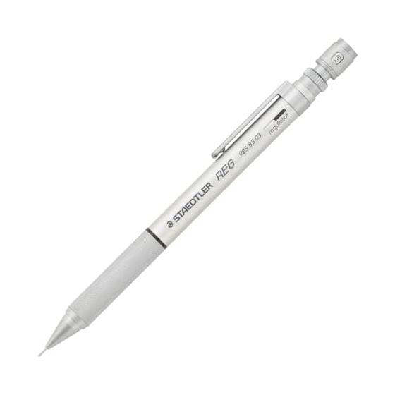 STAEDTLER REG Drafting Mechanical Pencil, Lead Amount Adjustment, 0.3MM, Regulator (Knock Amount Adjustment), Metal Grip, Special Knurling, 4mm Long