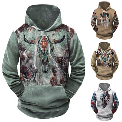 Pull à capuche à manches longues pour hommes et femmes, imprimé à la mode