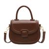 Niche design handbag women's 2025 new Korean version ins retro saddle bag versatile shoulder crossbody bag