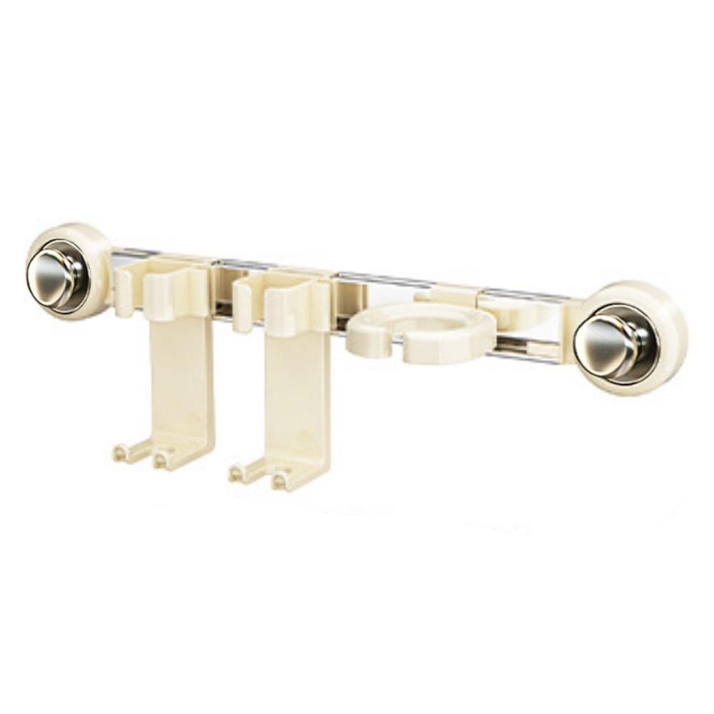 

Plastic Suction Cup Hair Dryer Holder Movable Wall Mounted Curling Iron Holder Space Saving Large Capacity Toilet Blower Holder