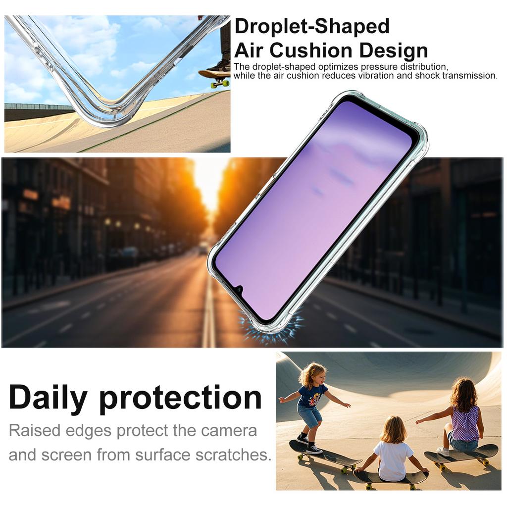 For POCO C85 4G Phone Case IMAK Shock-resistant Soft Case