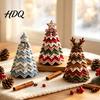 Schlafzimmer Festliche Akzente DIY gesteppter Weihnachtsbaum Bausatz Handgefertigter Stoff Tischdekoration Gartenornamente Feiertags Bastelprojekt für Zuhause