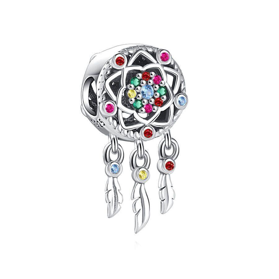 Trinkets-Selling Dreamcatcher Charm Fit Original Bracelet Accessorycopper Diy Women Jewelry Gift Pendant Amulet