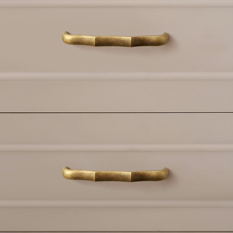 Brass Cabinet Door Handle Electroplating Process High-quality Texture for Home Decoration Cabinet Drawer Handle