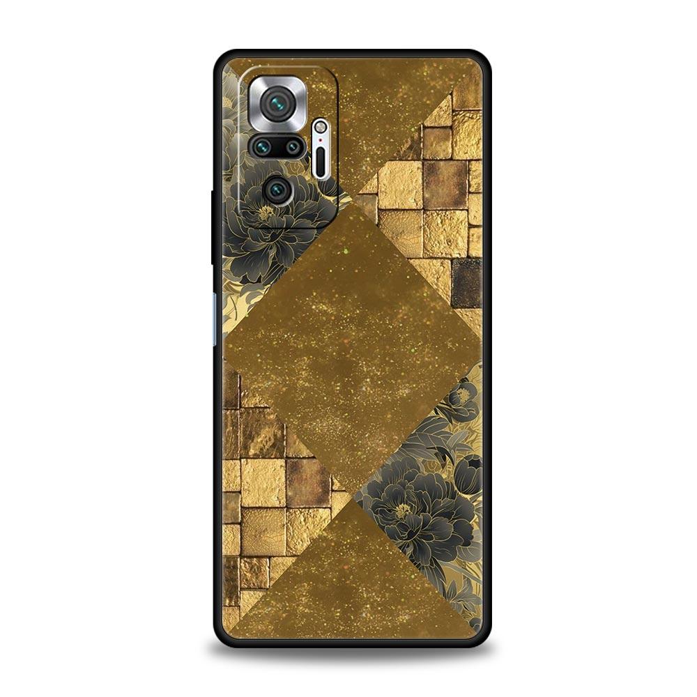 Luxury Vintage Wood Grain Pattern Phone Case Cover for Redmi 14C 10C Note 15 14 13 12 10 11 K40 Pro Plus 5G Soft TPU Shell Bags