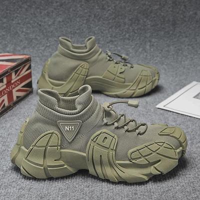 Scarpe Sportive da Uomo in Rete Estate 2025 - Sneakers Traspiranti Stile Mecha