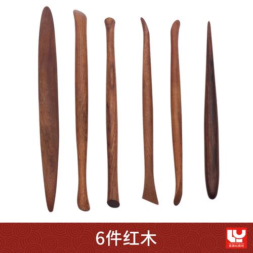 Redwood Mahogany Carving Tools DIY Soft Pottery Clay Pottery Modeling Carving Details Clay Shaping Knife